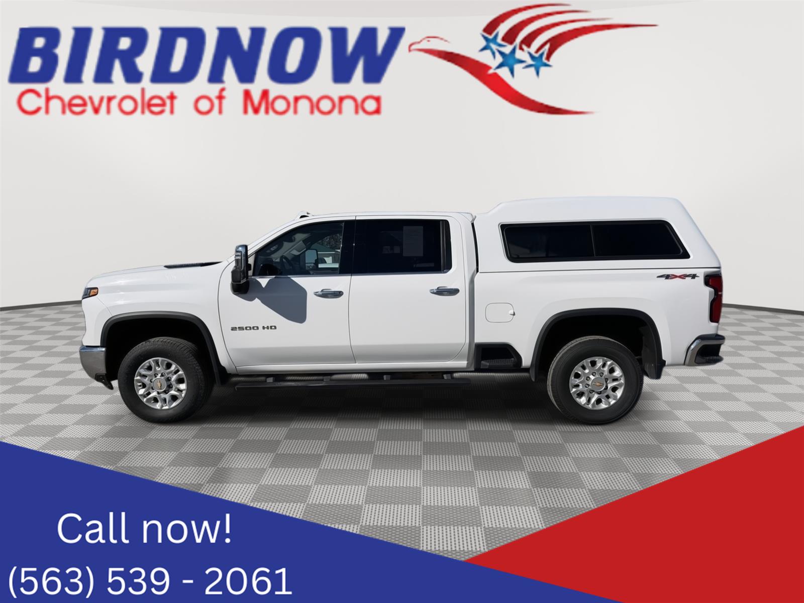Summit White 2024 Chevrolet Silverado 2500HD LTZ Crew Cab 4WD Pickup Truck Four-Wheel Drive Automatic