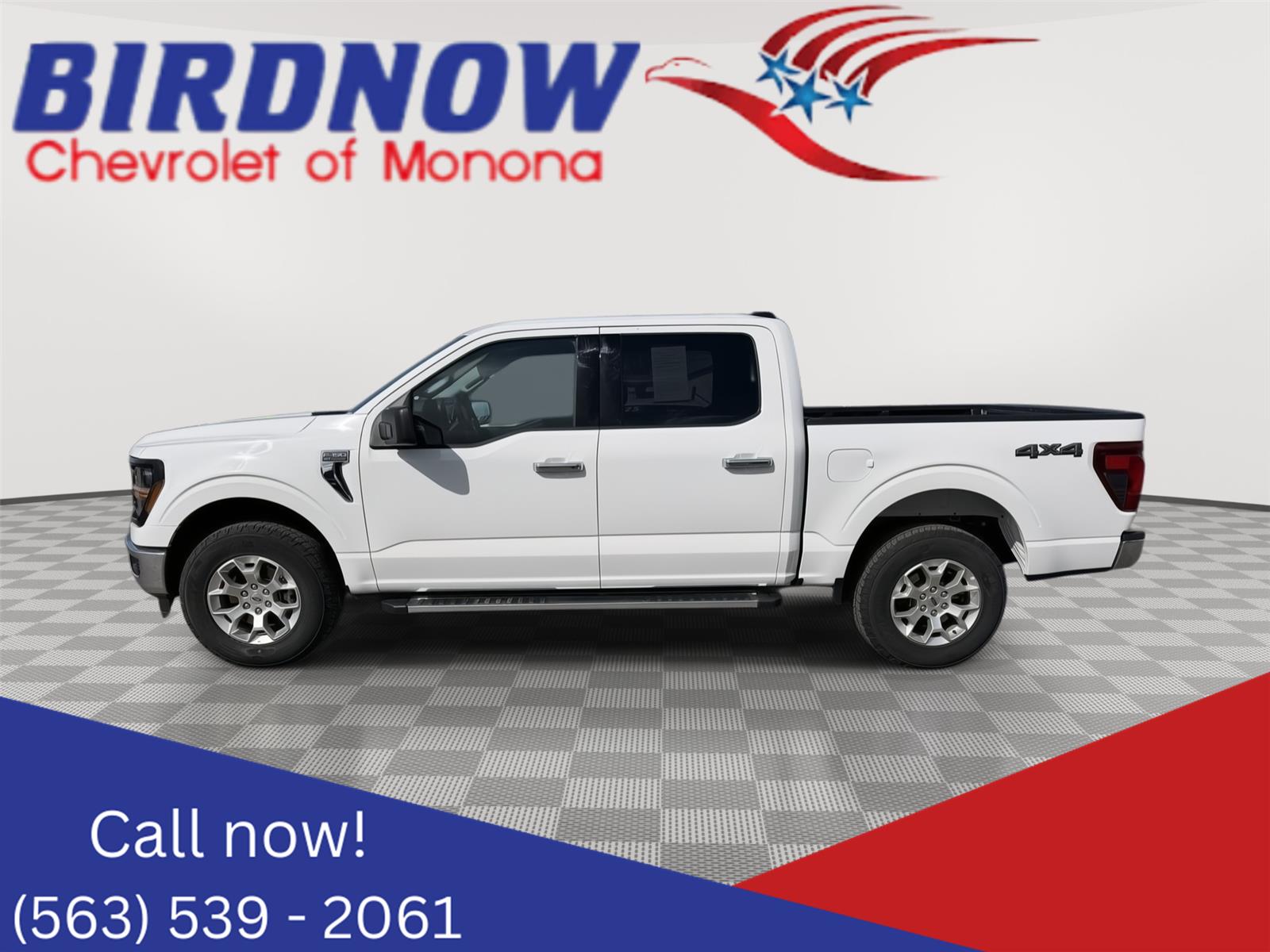 Oxford White 2025 Ford F-150 XLT SuperCrew 4WD Pickup Truck Four-Wheel Drive Automatic