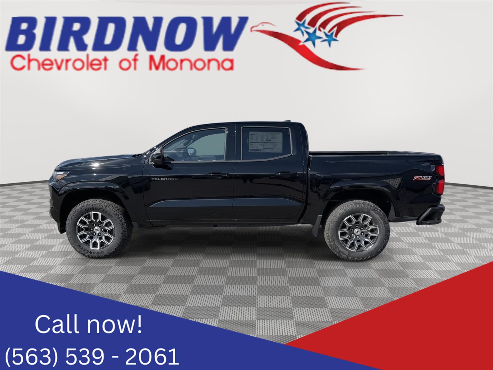 Black 2026 Chevrolet Colorado Z71 Crew Cab 4WD Pickup Truck Four-Wheel Drive 8-Speed Automatic