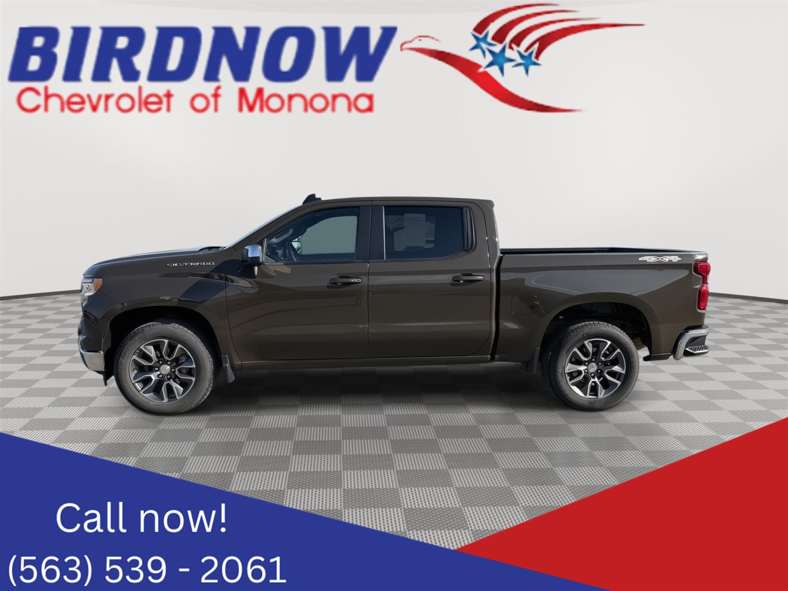 Harvest Bronze Metallic 2023 Chevrolet Silverado 1500 Pickup Truck Four-Wheel Drive 8-Speed Automatic