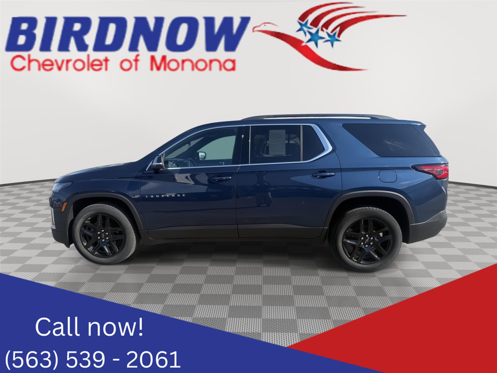 Northsky Blue Metallic 2023 Chevrolet Traverse LT Cloth AWD SUV / Crossover Four-Wheel Drive 9-Speed Automatic