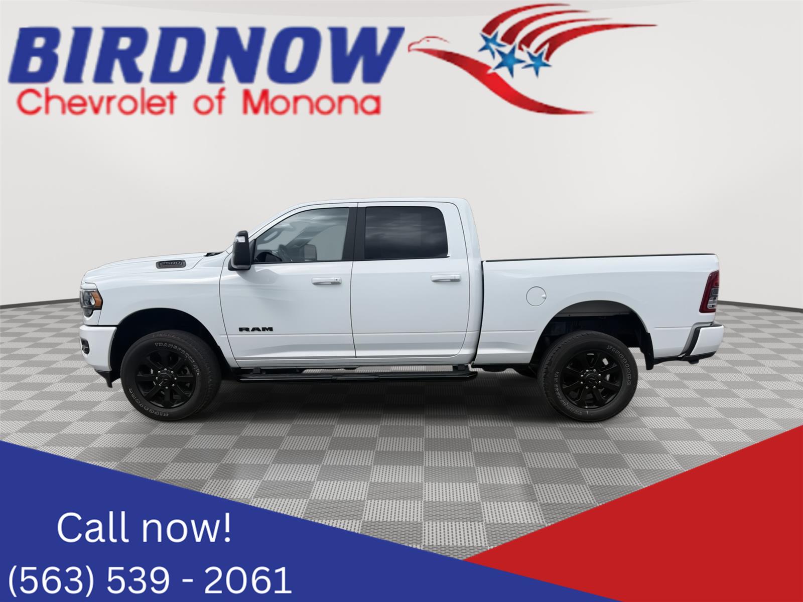 Bright White Clearcoat 2024 RAM 2500 Pickup Truck Four-Wheel Drive 8-Speed Automatic