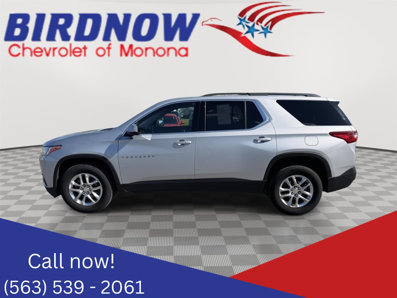 Silver Ice Metallic 2021 Chevrolet Traverse LT Cloth AWD SUV / Crossover Four-Wheel Drive 9-Speed Automatic