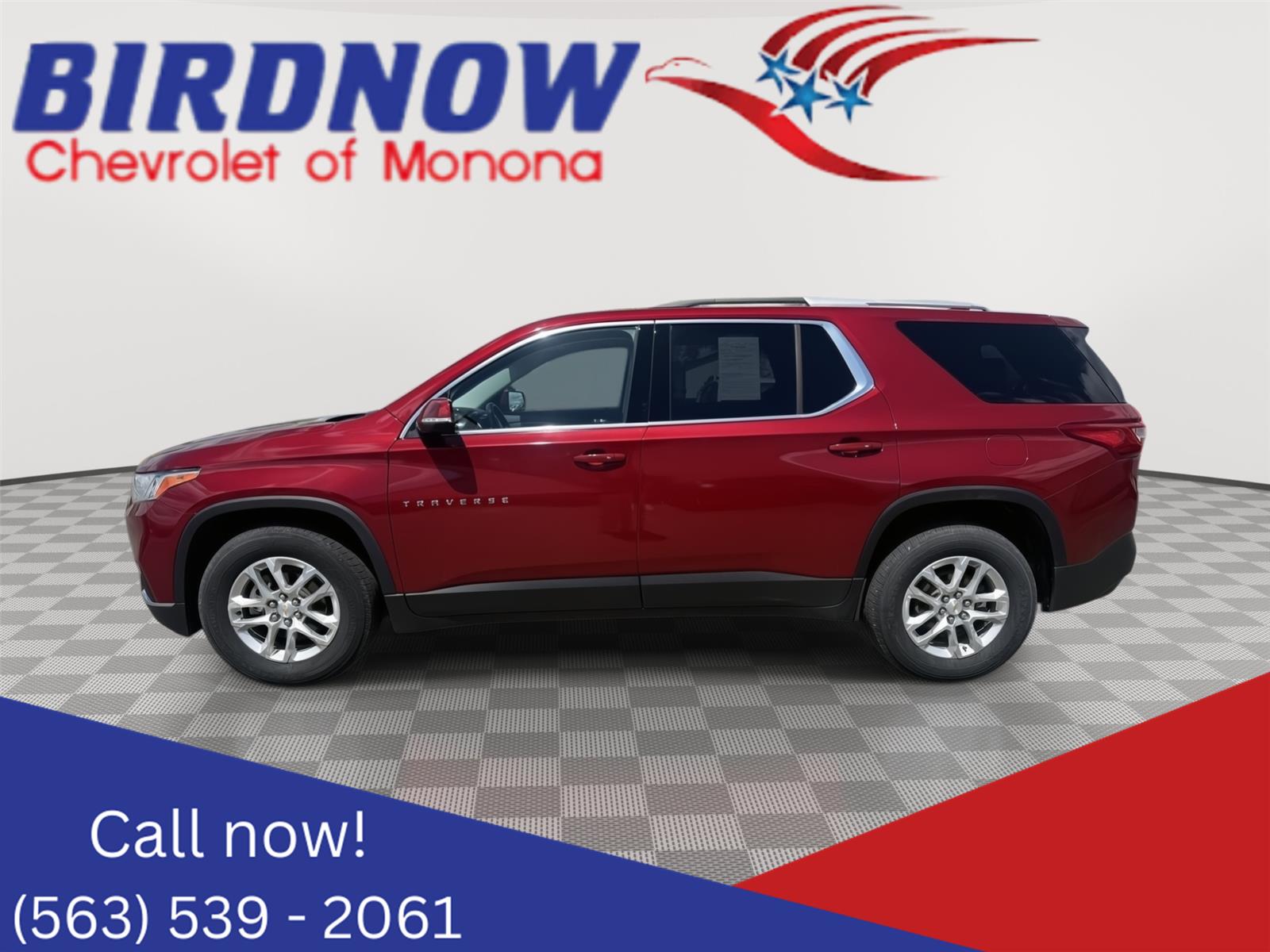 Cajun Red Tintcoat 2018 Chevrolet Traverse LT Cloth AWD SUV / Crossover Four-Wheel Drive 9-Speed Automatic
