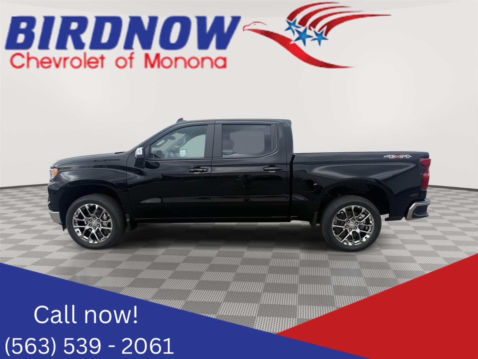 Black 2026 Chevrolet Silverado 1500 Pickup Truck Four-Wheel Drive 8-Speed Automatic
