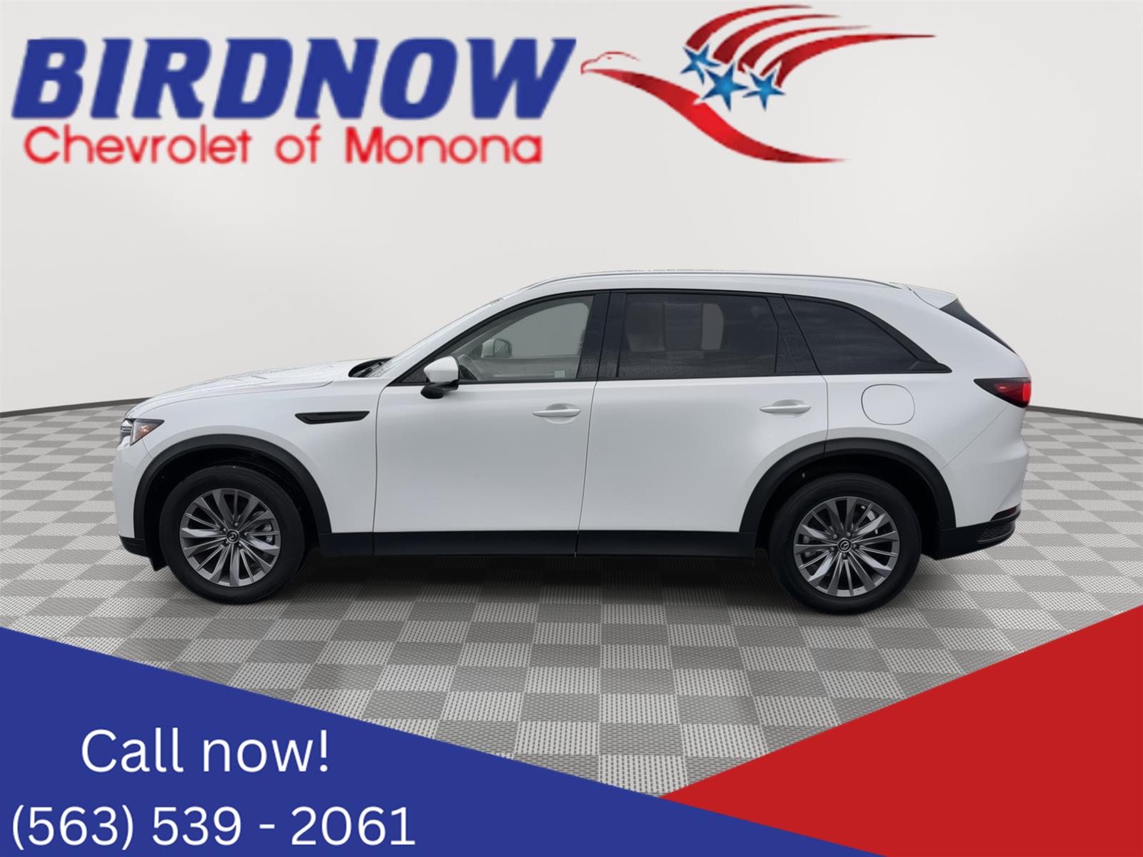 Rhodium White Premium 2024 Mazda CX-90 3.3 Turbo Preferred Plus AWD SUV / Crossover All-Wheel Drive Automatic
