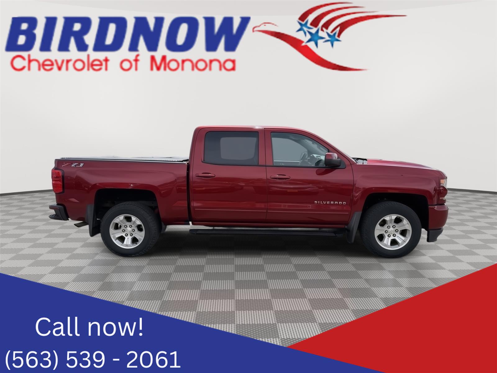 Cajun Red Tintcoat 2018 Chevrolet Silverado 1500 LT Crew Cab 4WD Pickup Truck Four-Wheel Drive 6-Speed Automatic
