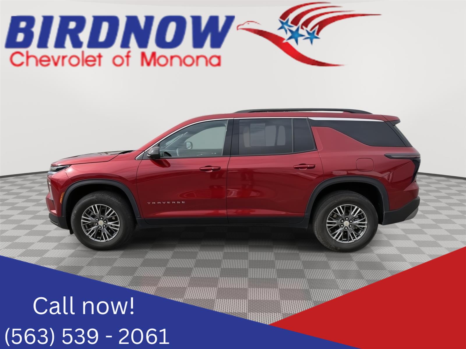 Radiant Red Tintcoat 2024 Chevrolet Traverse SUV / Crossover Four-Wheel Drive 8-Speed Automatic