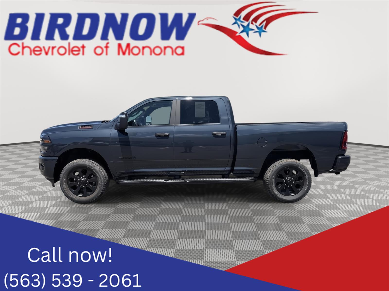 Forged Blue Metallic 2025 RAM 2500 Big Horn Crew Cab 4WD Pickup Truck Four-Wheel Drive 8-Speed Automatic