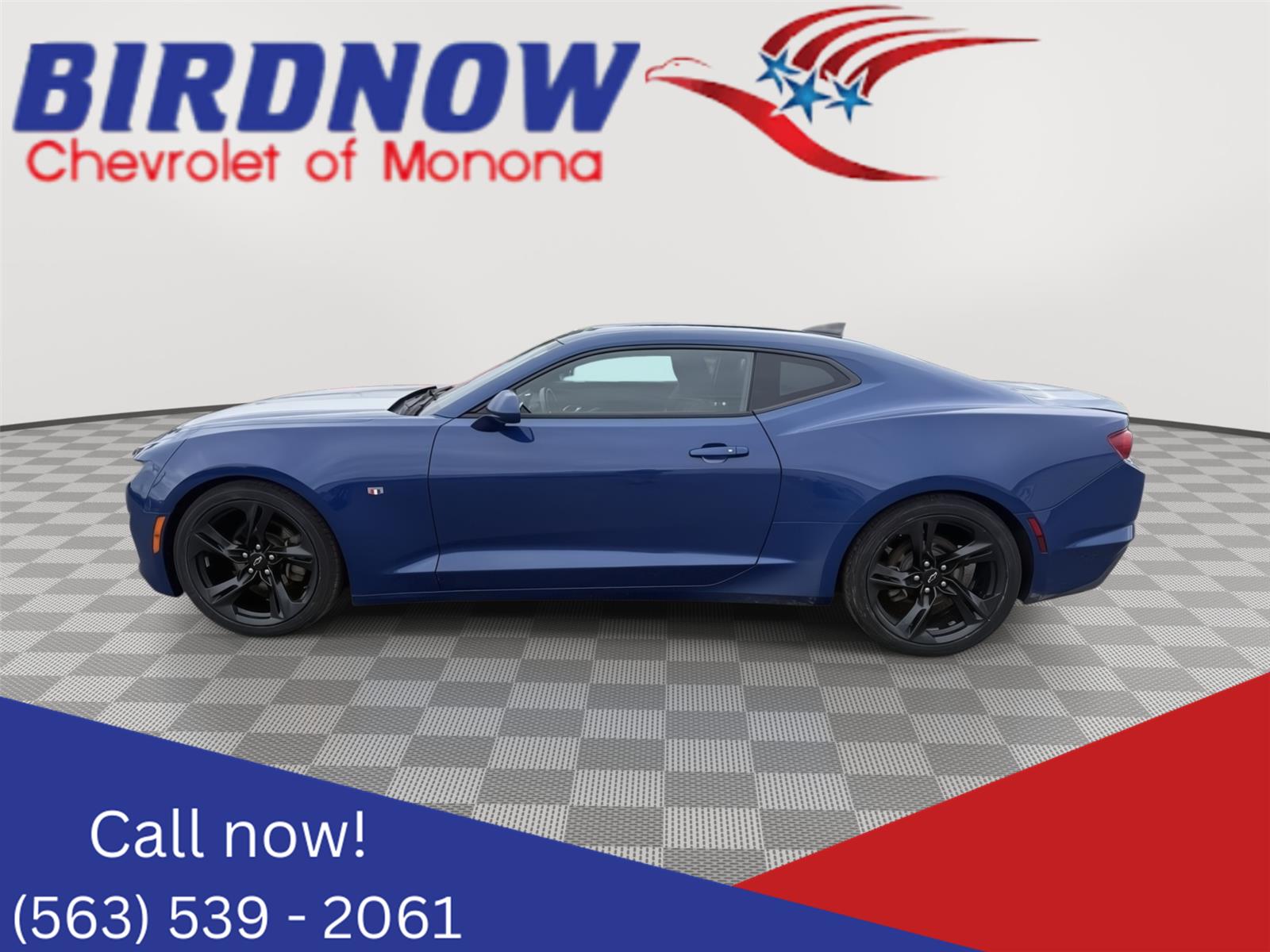 Riverside Blue Metallic 2020 Chevrolet Camaro 1LT Coupe RWD Coupe Rear-Wheel Drive Automatic