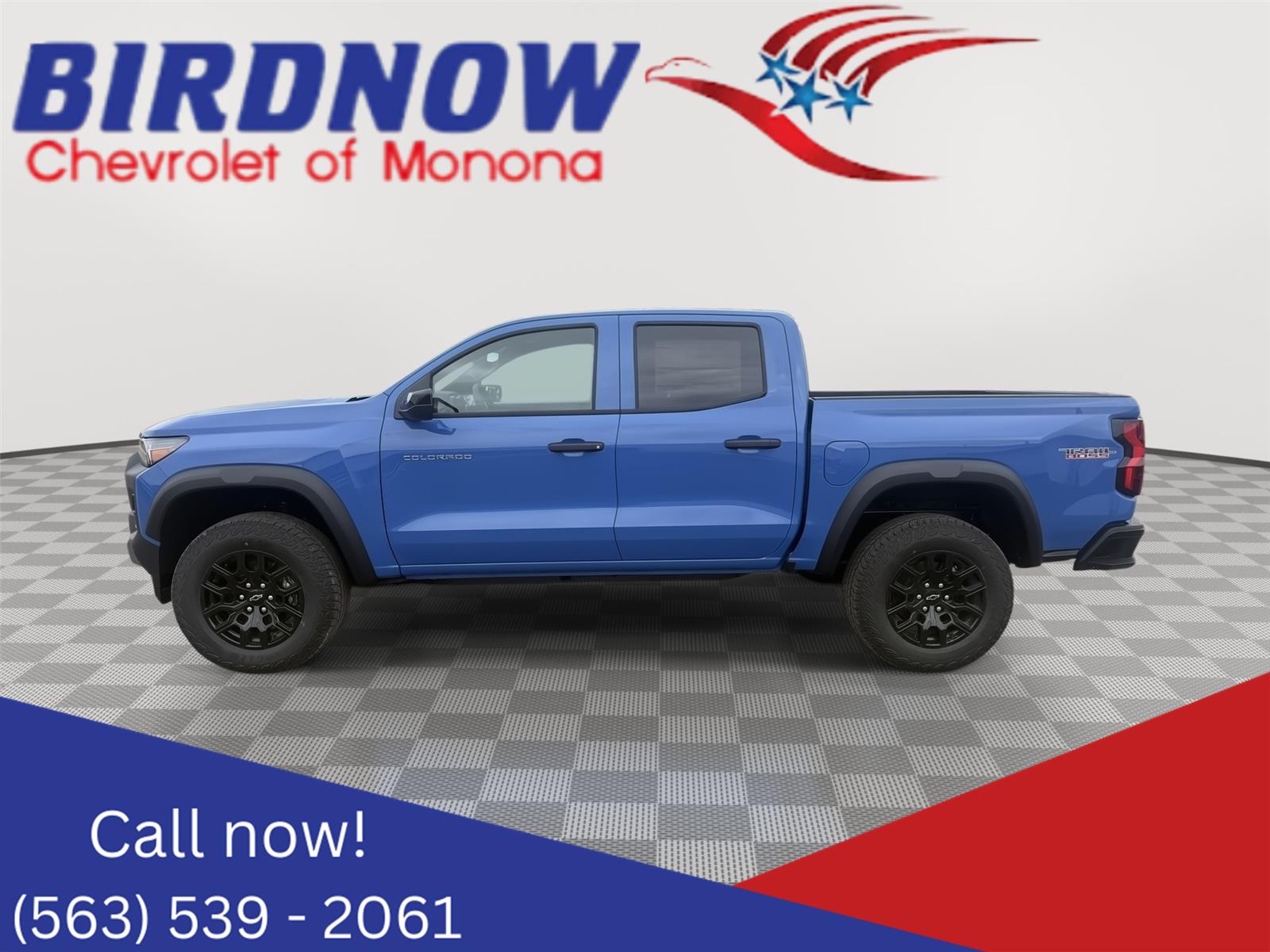 Reef Blue Metallic 2026 Chevrolet Colorado Pickup Truck Four-Wheel Drive 8-Speed Automatic