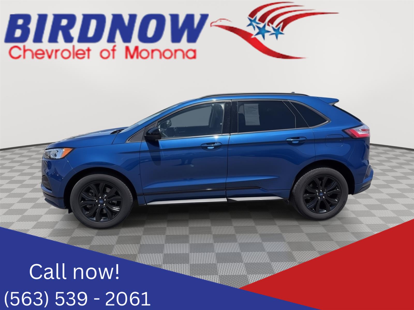 Atlas Blue Metallic 2022 Ford Edge SUV / Crossover All-Wheel Drive 8-Speed Automatic