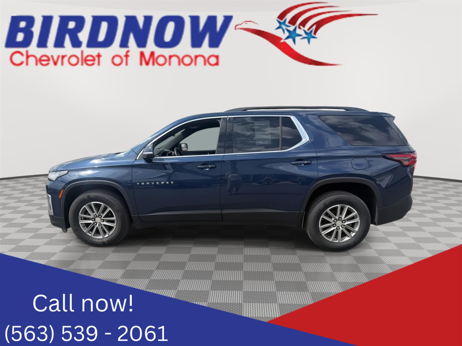 Northsky Blue Metallic 2023 Chevrolet Traverse LT Cloth AWD SUV / Crossover Four-Wheel Drive 9-Speed Automatic
