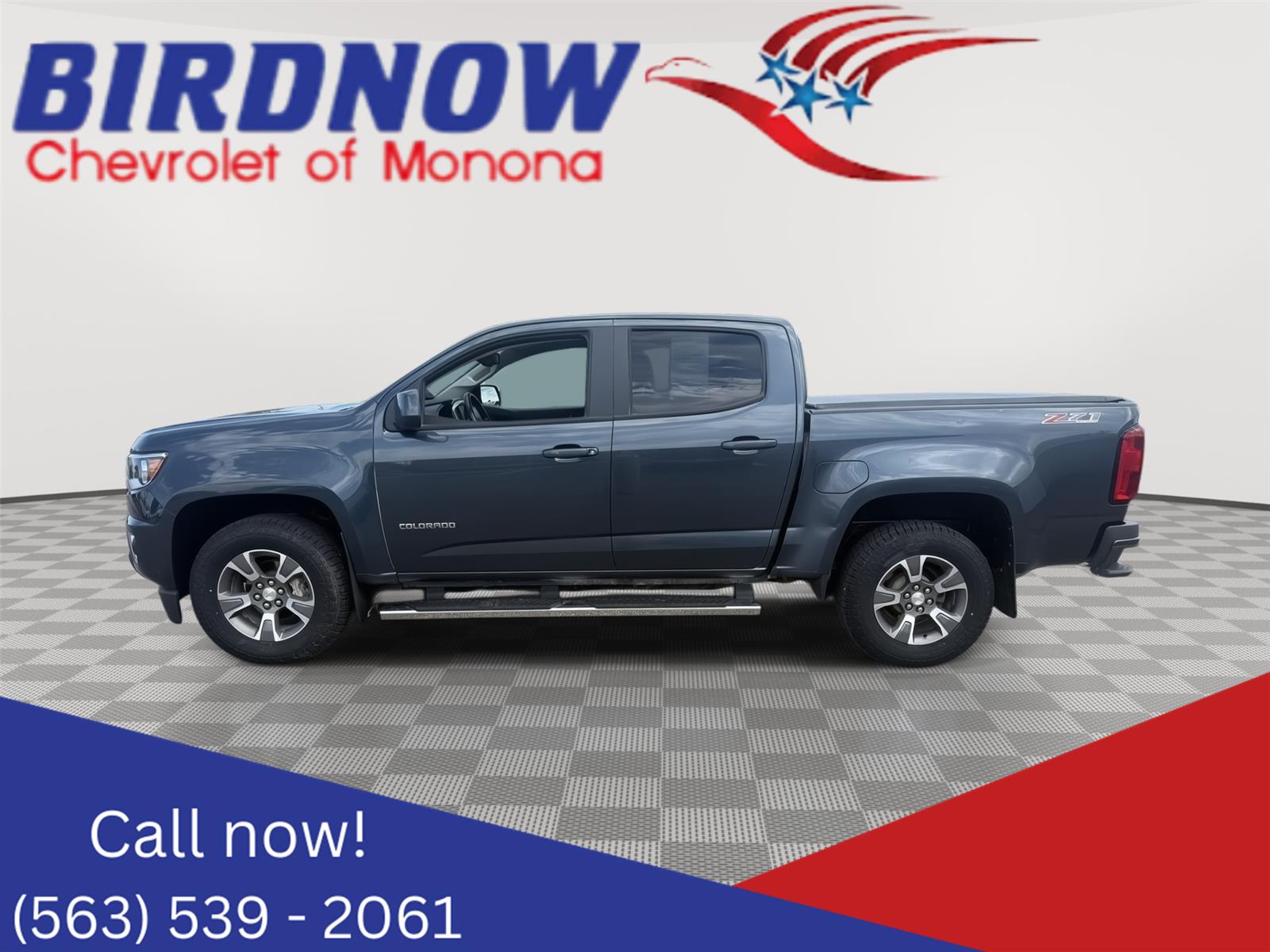 Shadow Gray Metallic 2020 Chevrolet Colorado Z71 Crew Cab 4WD Pickup Truck Four-Wheel Drive 8-Speed Automatic