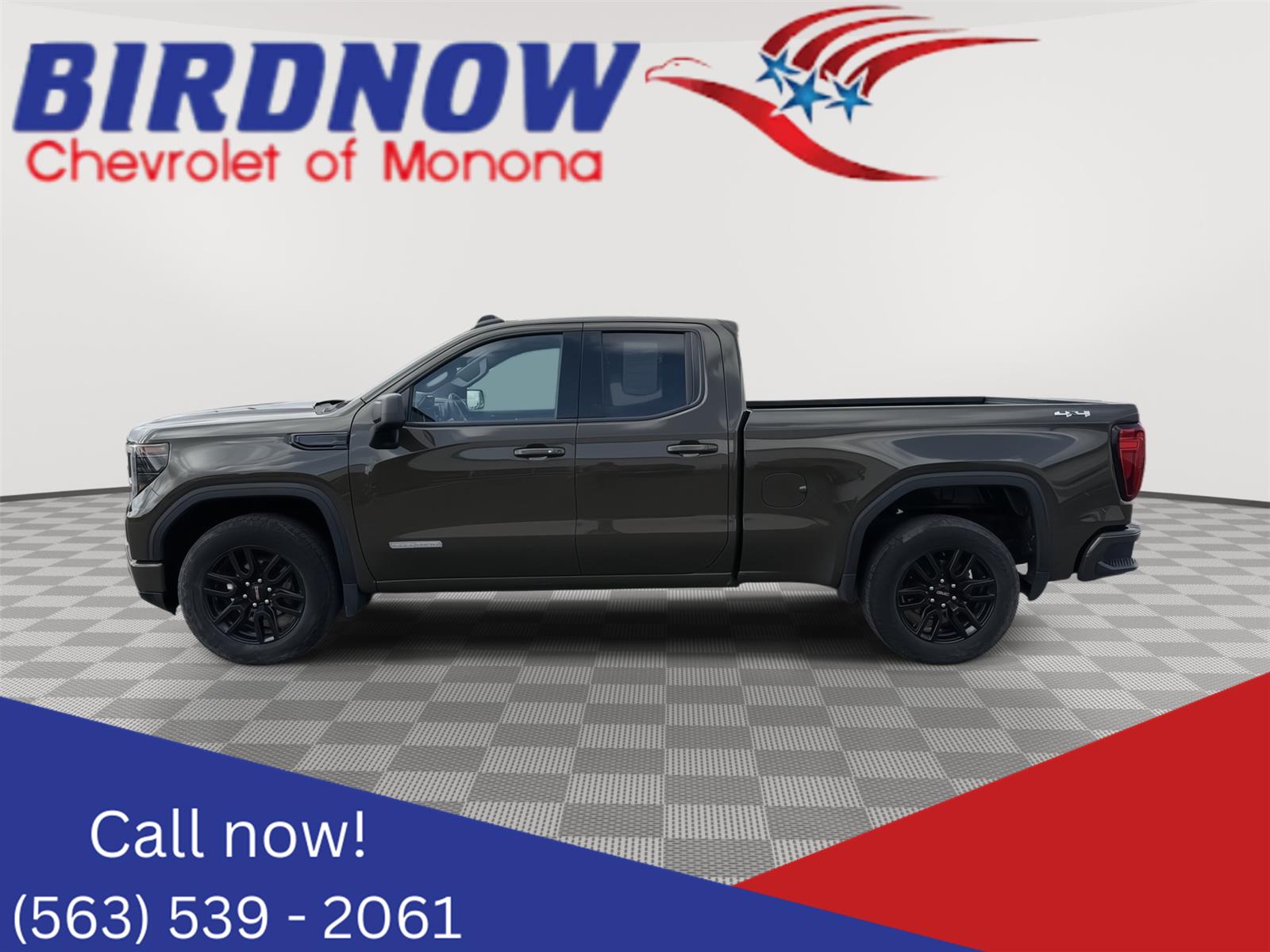 Deep Bronze Metallic 2023 GMC Sierra 1500 Pickup Truck Four-Wheel Drive 8-Speed Automatic