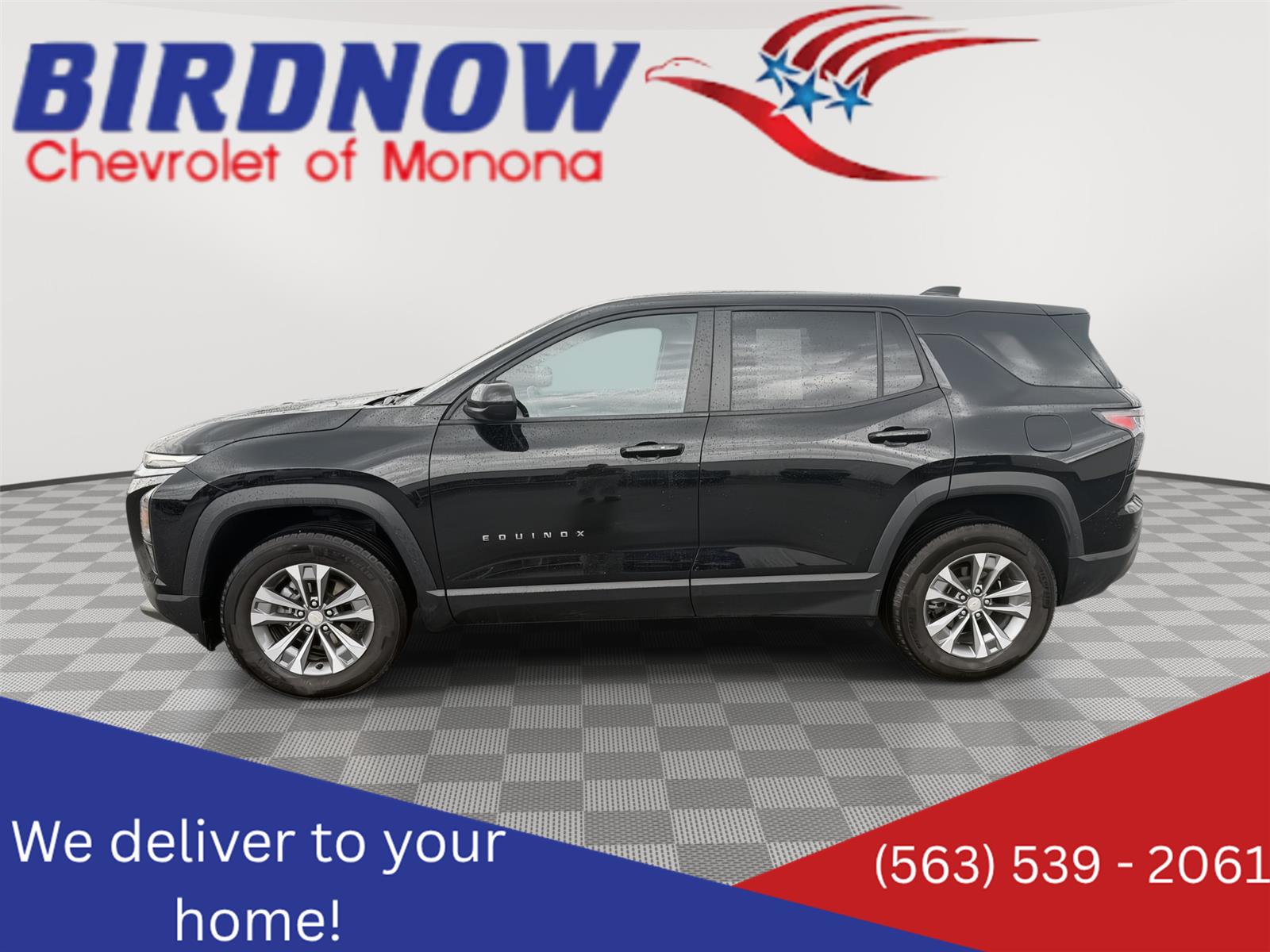 Mosaic Black Metallic 2025 Chevrolet Equinox SUV / Crossover Four-Wheel Drive 8-Speed Automatic