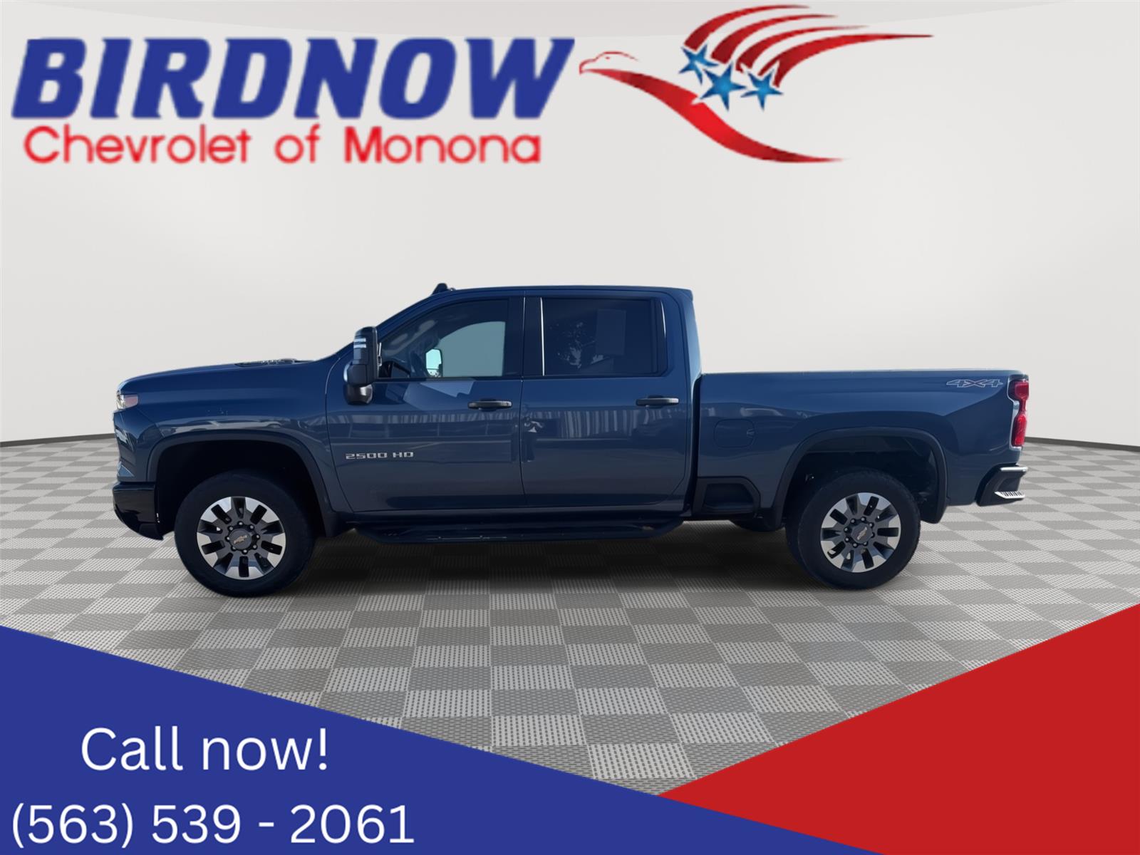 Lakeshore Blue Metallic 2024 Chevrolet Silverado 2500HD Pickup Truck Four-Wheel Drive Automatic