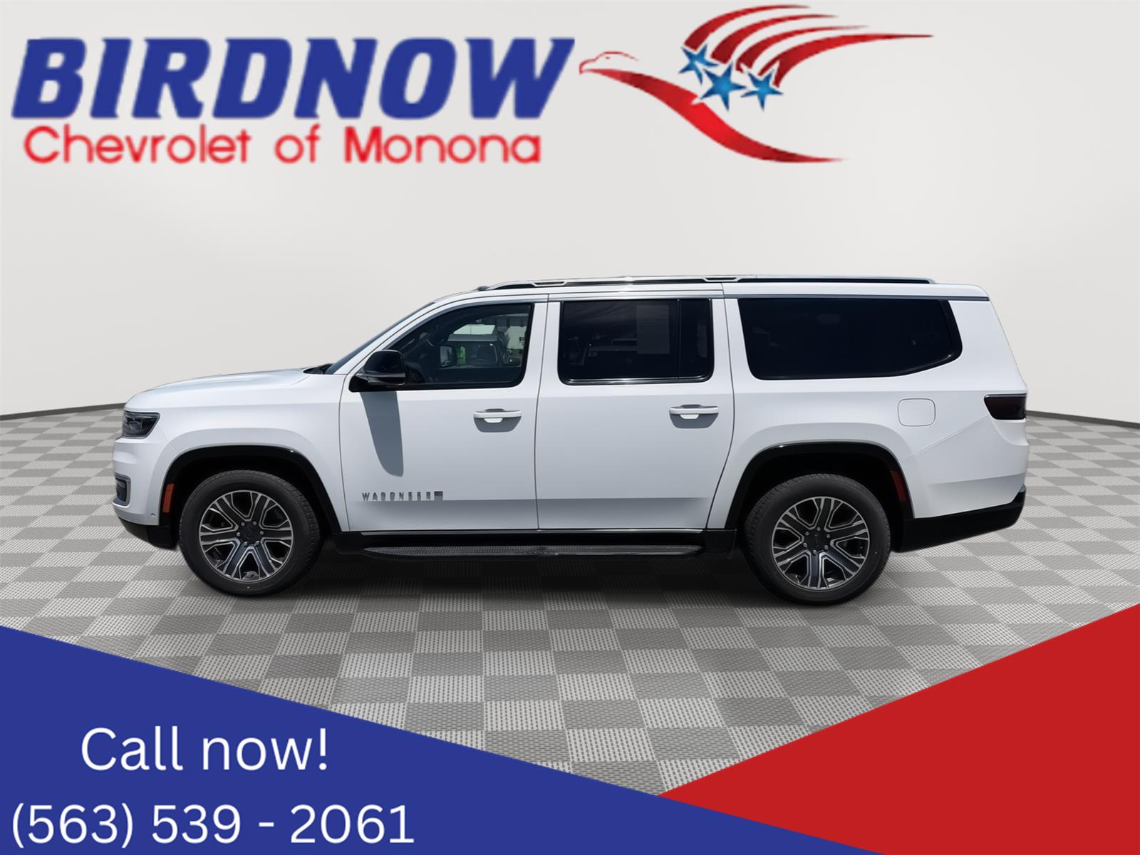 Bright White Clearcoat 2024 Jeep Wagoneer L SUV / Crossover Four-Wheel Drive 8-Speed Automatic