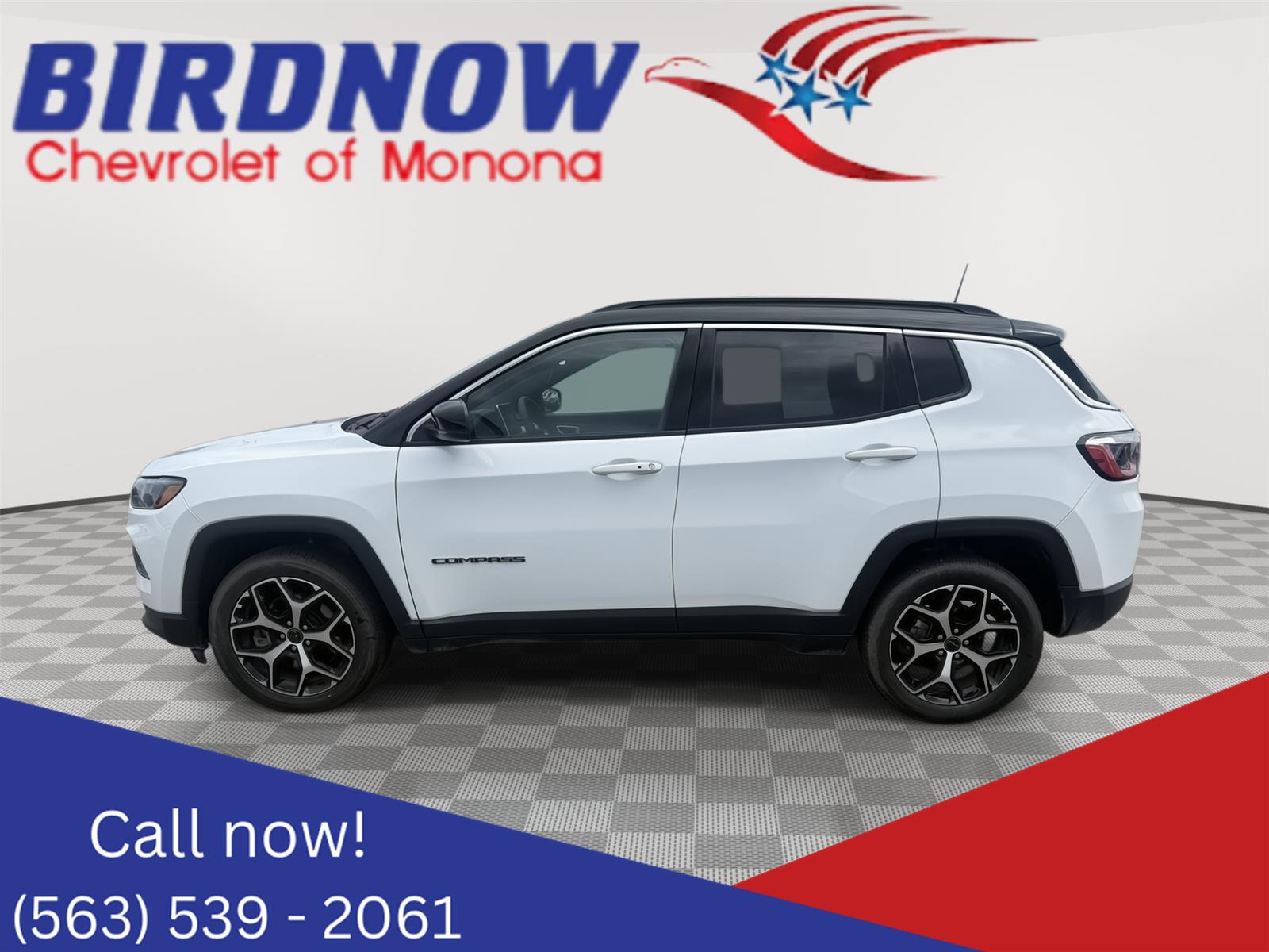 Bright White Clearcoat 2025 Jeep Compass SUV / Crossover Four-Wheel Drive 8-Speed Automatic