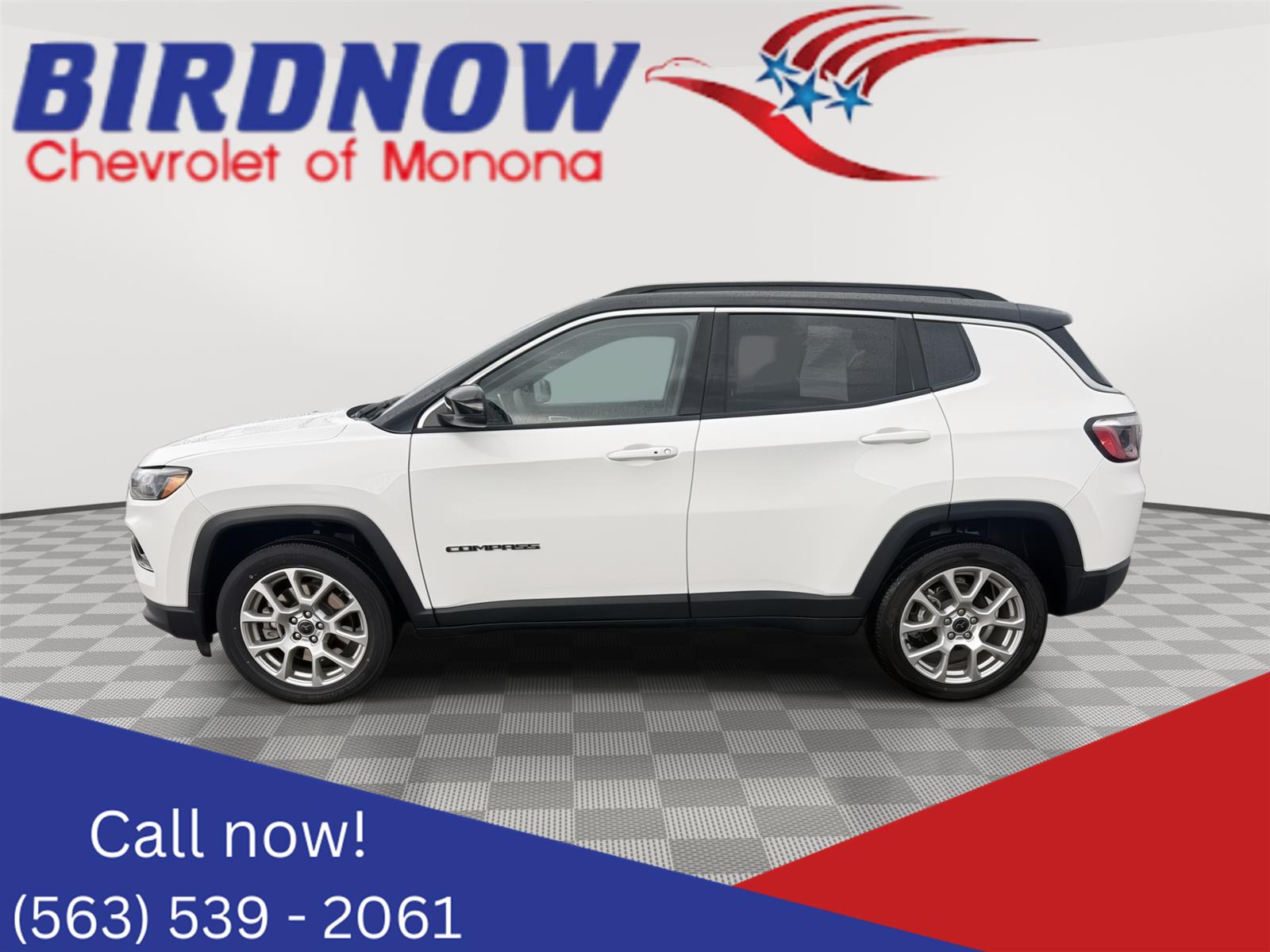 Bright White Clearcoat 2025 Jeep Compass SUV / Crossover Four-Wheel Drive 8-Speed Automatic