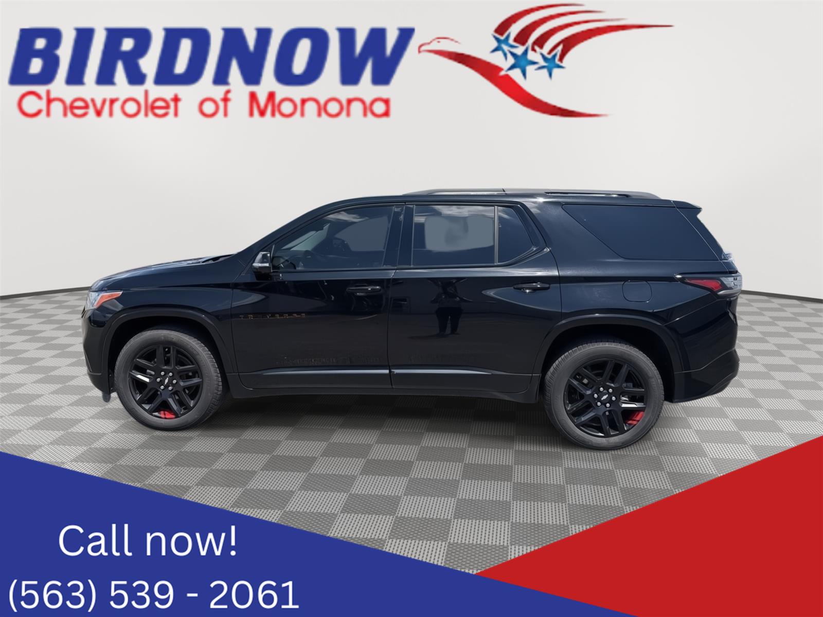 Mosaic Black Metallic 2020 Chevrolet Traverse SUV / Crossover Four-Wheel Drive 9-Speed Automatic