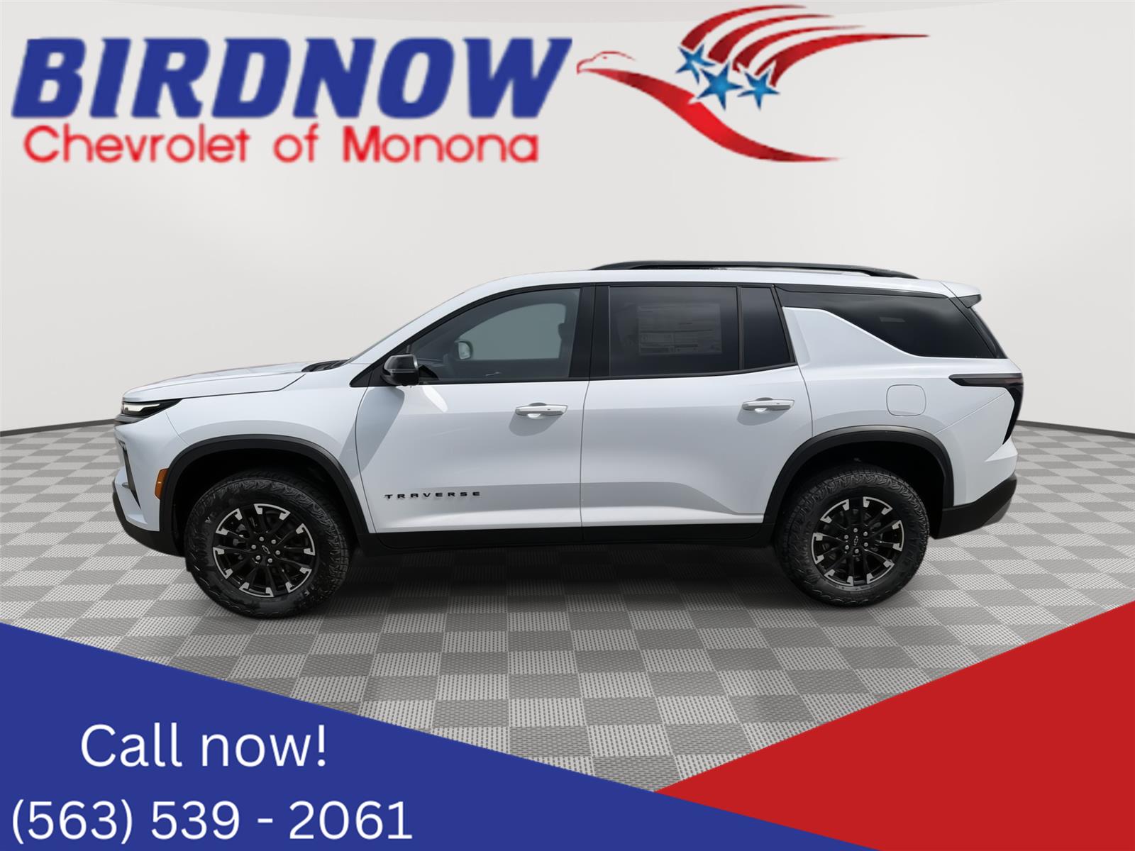 Polar White Tricoat 2026 Chevrolet Traverse SUV / Crossover Four-Wheel Drive 8-Speed Automatic