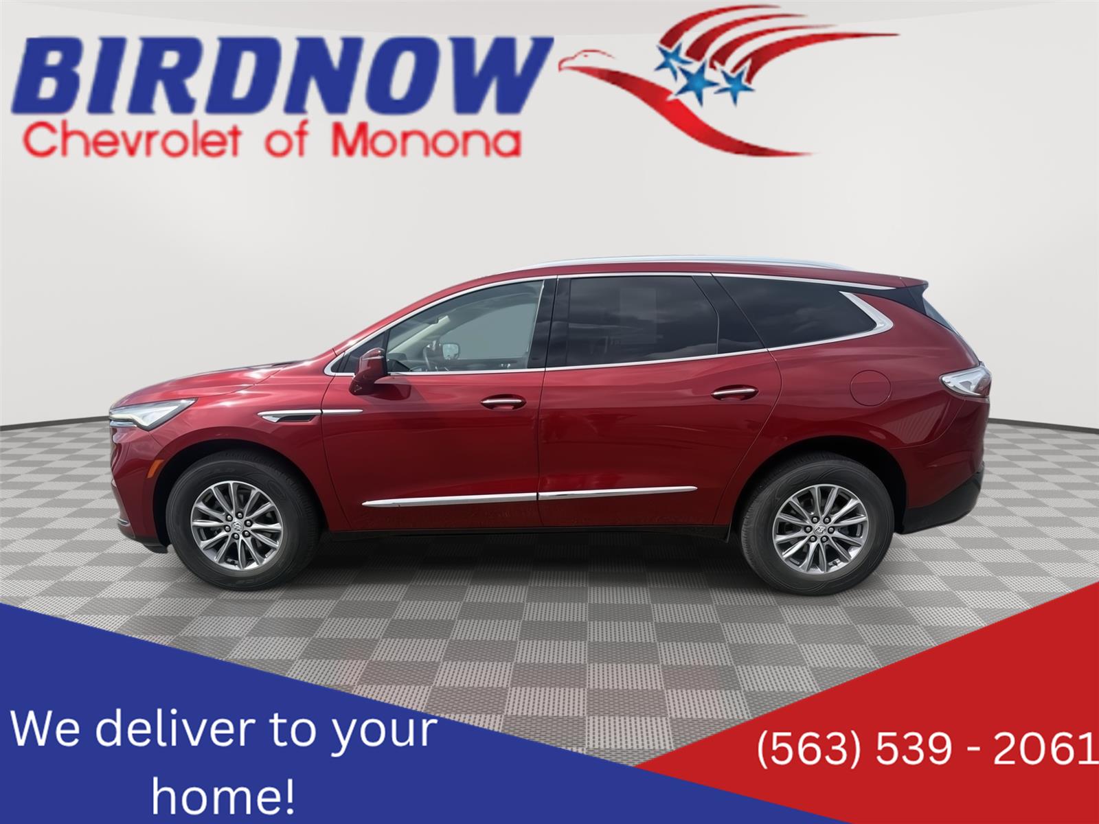 Cherry Red Tintcoat 2023 Buick Enclave SUV / Crossover Four-Wheel Drive 9-Speed Automatic