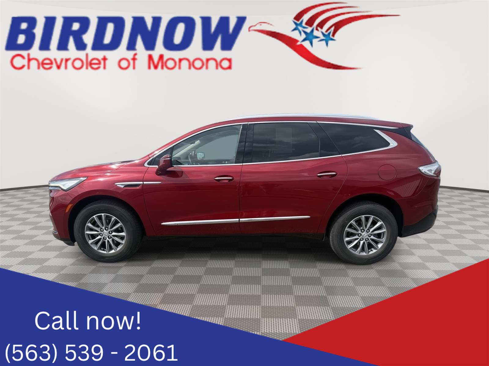 Cherry Red Tintcoat 2023 Buick Enclave SUV / Crossover Four-Wheel Drive 9-Speed Automatic