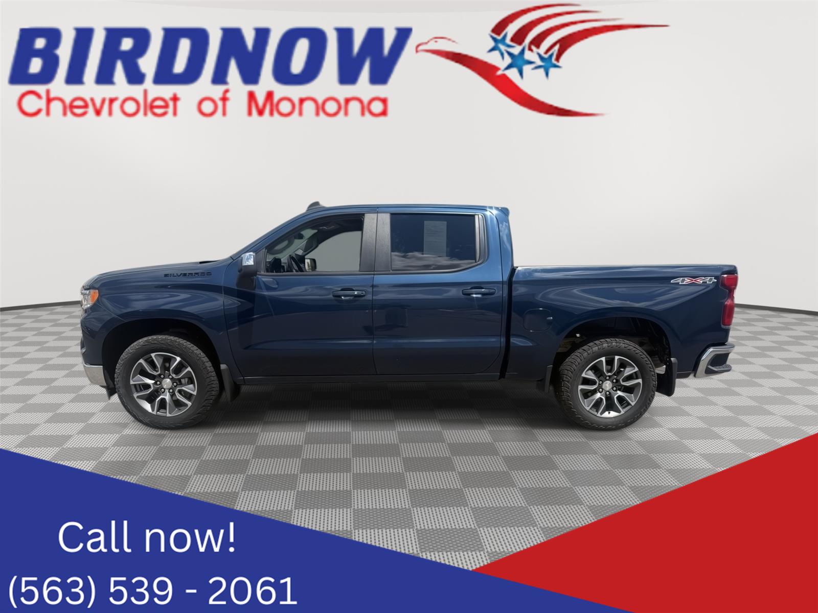 Northsky Blue Metallic 2022 Chevrolet Silverado 1500 Pickup Truck Four-Wheel Drive 8-Speed Automatic
