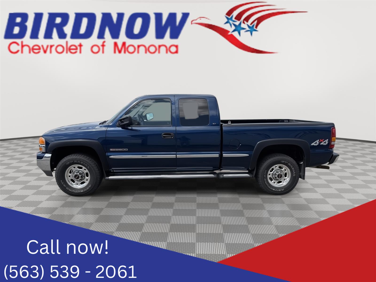 Indigo Blue (Met) 1999 GMC Sierra 2500 Pickup Truck Four-Wheel Drive 4-Speed Automatic Overdrive