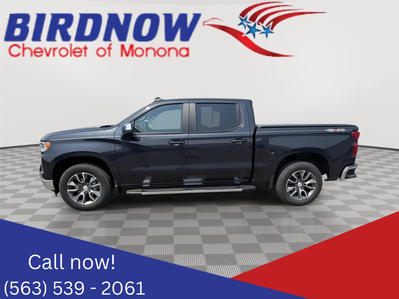 Sterling Gray Metallic 2023 Chevrolet Silverado 1500 Pickup Truck Four-Wheel Drive 8-Speed Automatic