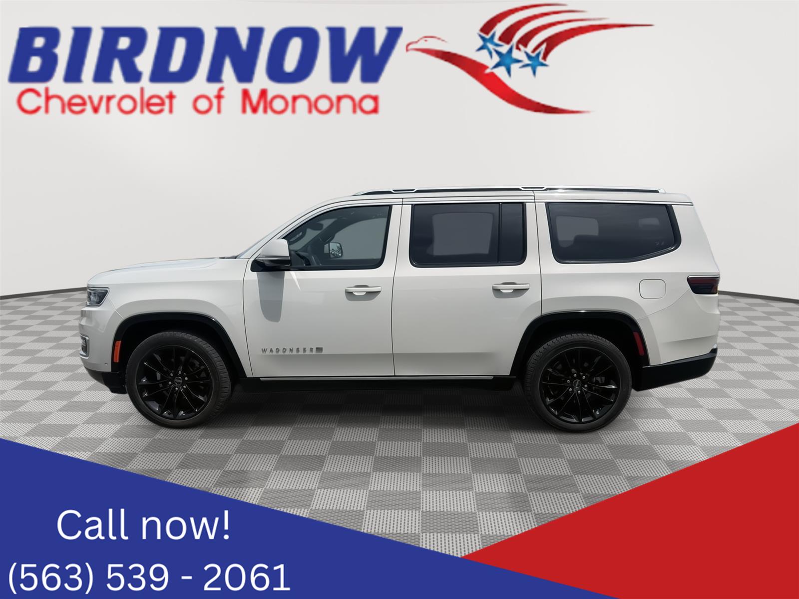 Luxury White Pearlcoat 2022 Jeep Wagoneer SUV / Crossover Four-Wheel Drive 8-Speed Automatic