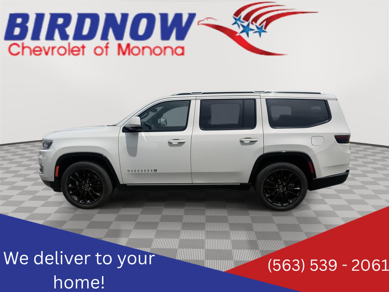 Luxury White Pearlcoat 2022 Jeep Wagoneer SUV / Crossover Four-Wheel Drive 8-Speed Automatic