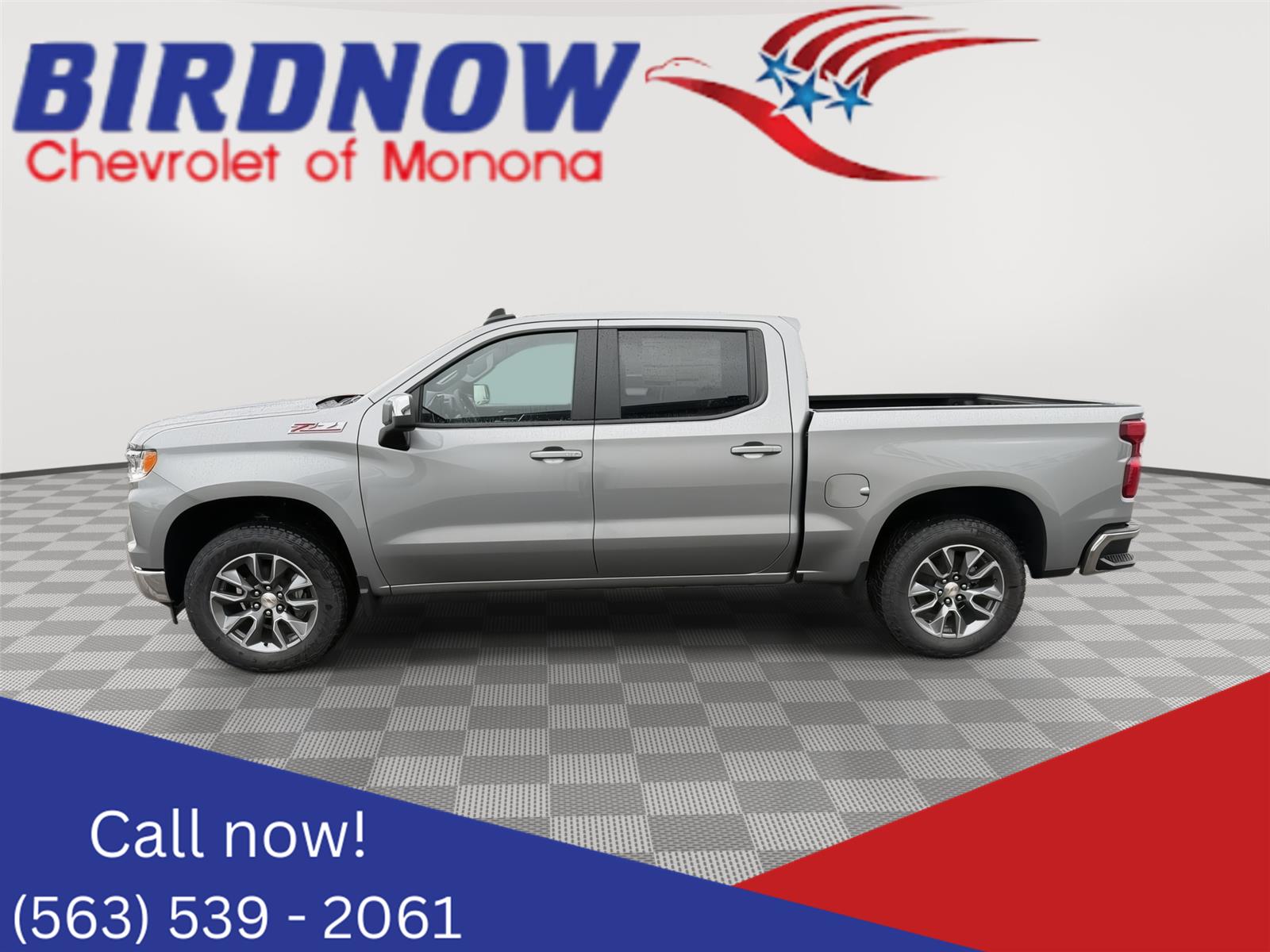 Sterling Gray Metallic 2026 Chevrolet Silverado 1500 Pickup Truck Four-Wheel Drive Automatic