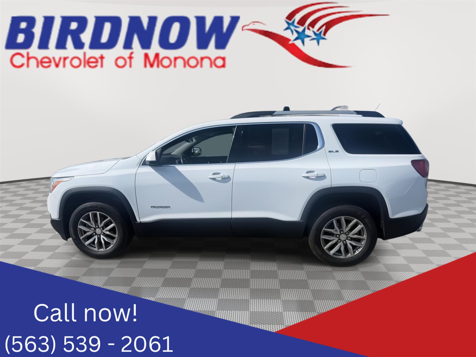 Summit White 2019 GMC Acadia SUV / Crossover Four-Wheel Drive 6-Speed Automatic