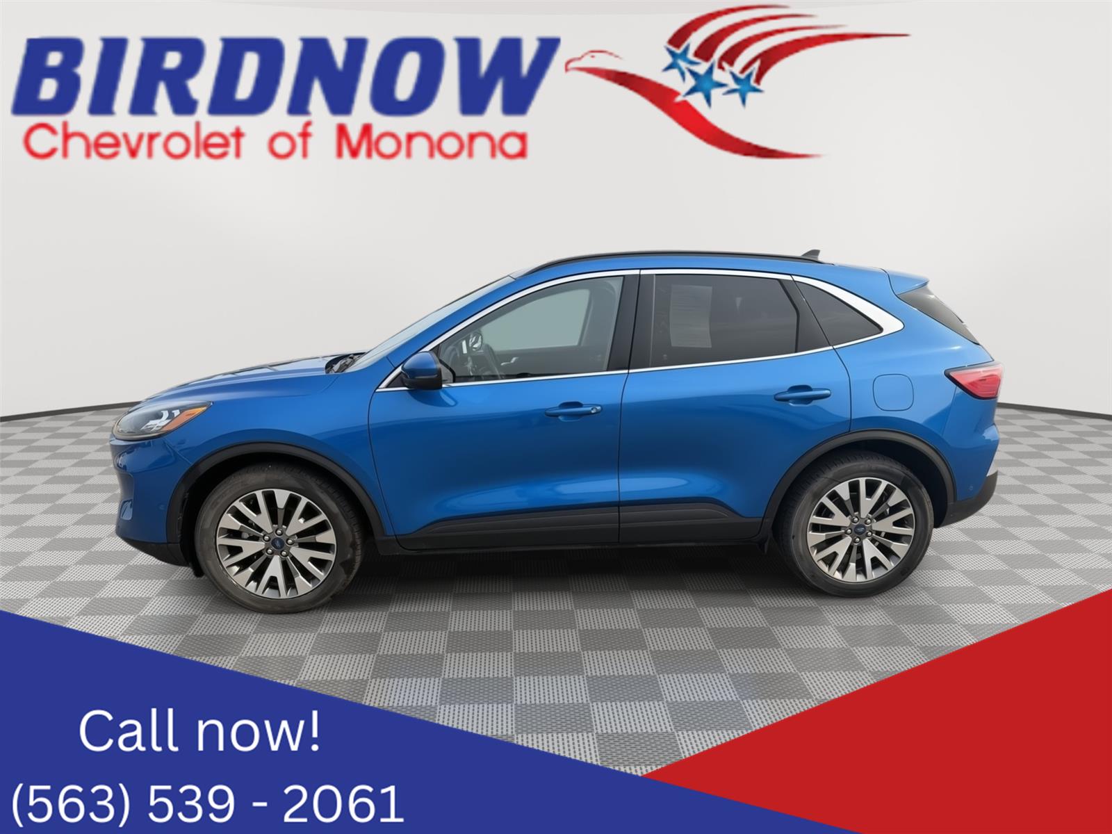 Velocity Blue Metallic 2020 Ford Escape Hybrid SUV / Crossover All-Wheel Drive Continuously Variable Transmission