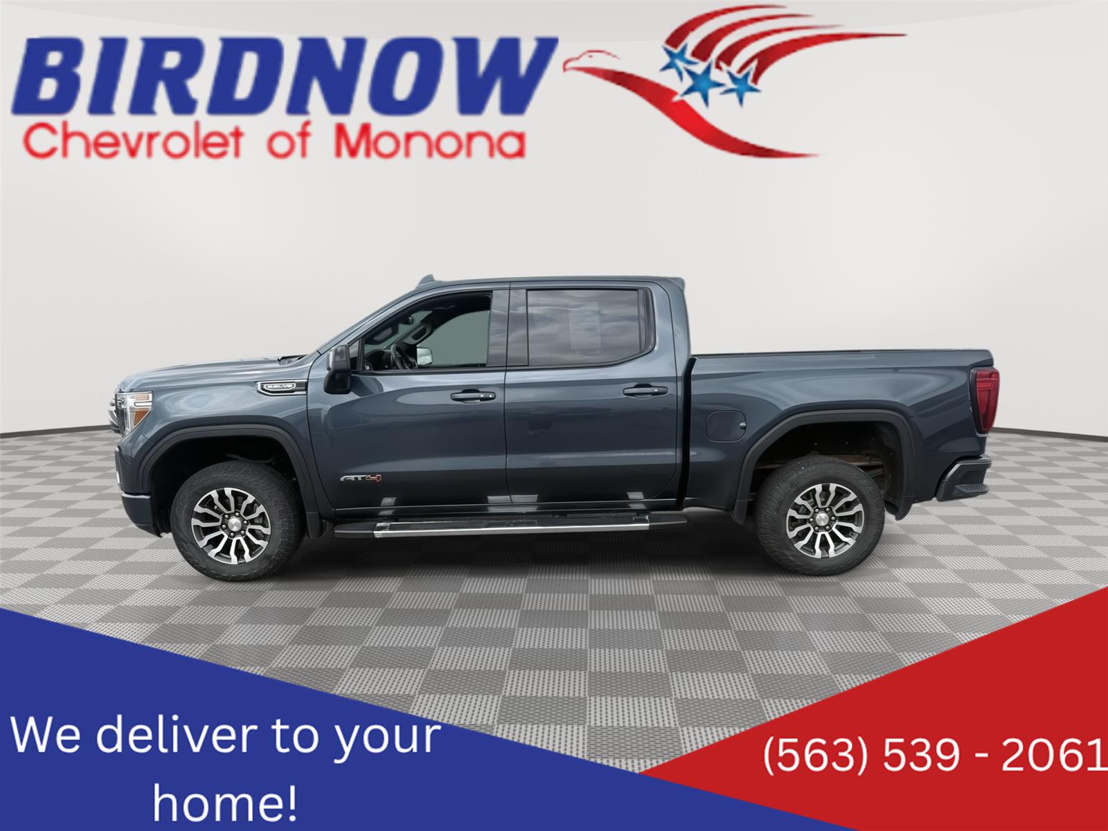 Gray (Dark Sky Metallic) 2021 GMC Sierra 1500 Pickup Truck Four-Wheel Drive Automatic