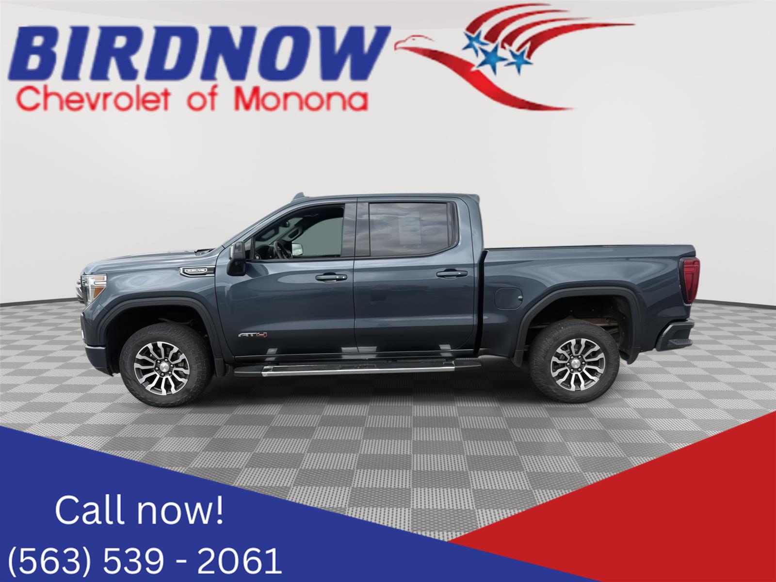 Gray (Dark Sky Metallic) 2021 GMC Sierra 1500 Pickup Truck Four-Wheel Drive Automatic