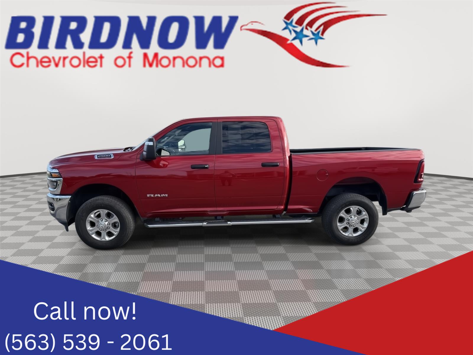 Molten Red Pearlcoat 2026 RAM 2500 Pickup Truck Four-Wheel Drive 8-Speed Automatic