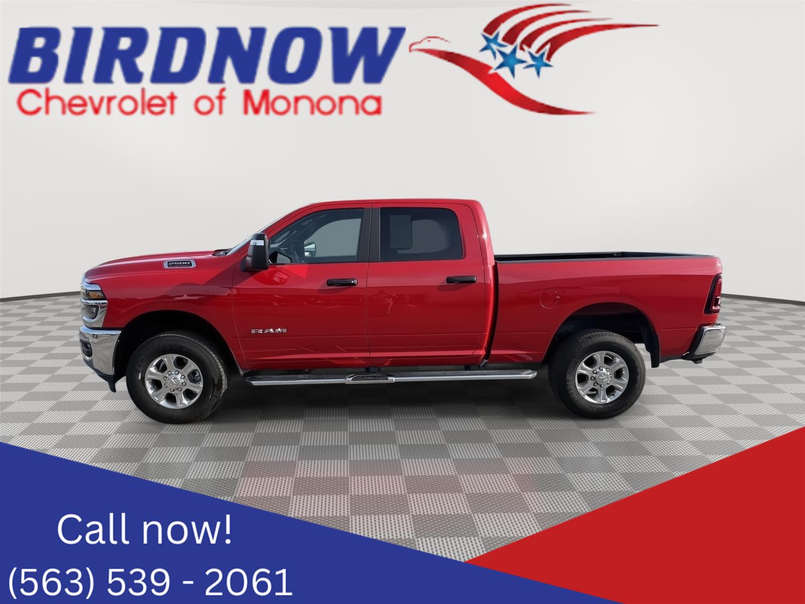 Flame Red Clearcoat 2026 RAM 2500 Pickup Truck Four-Wheel Drive 8-Speed Automatic