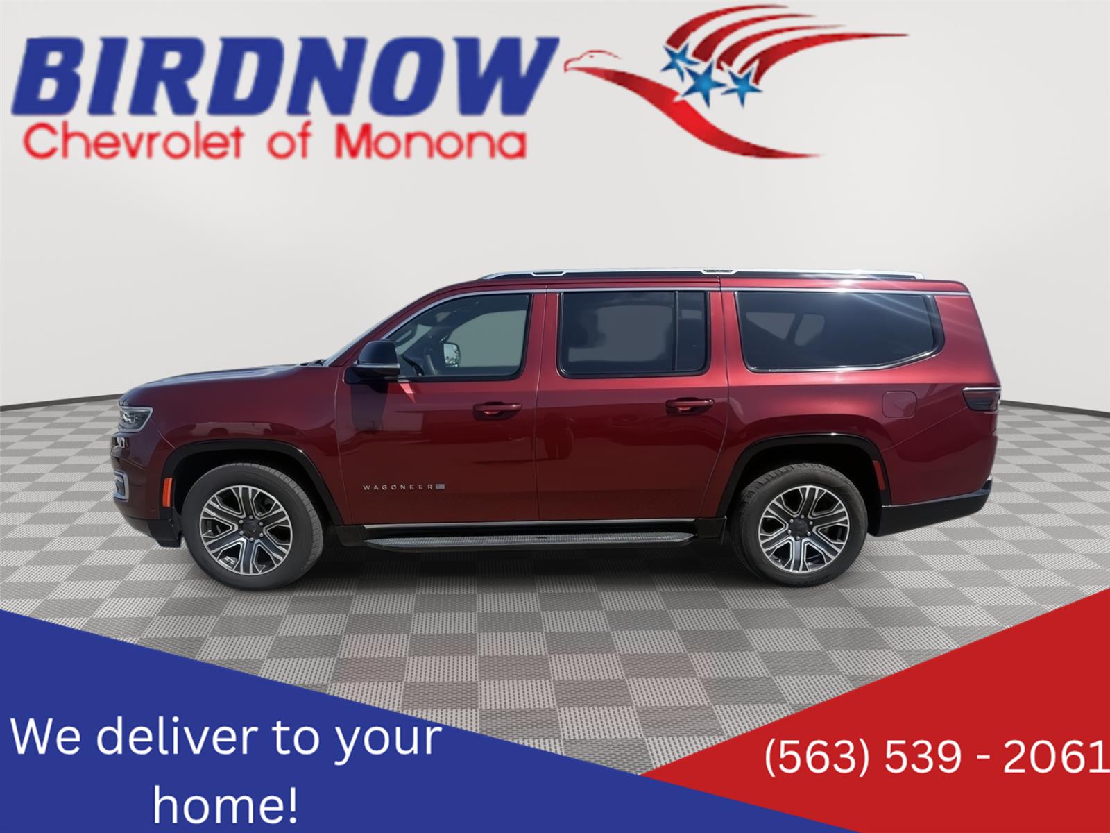 Velvet Red Pearlcoat 2024 Jeep Wagoneer L SUV / Crossover Four-Wheel Drive 8-Speed Automatic