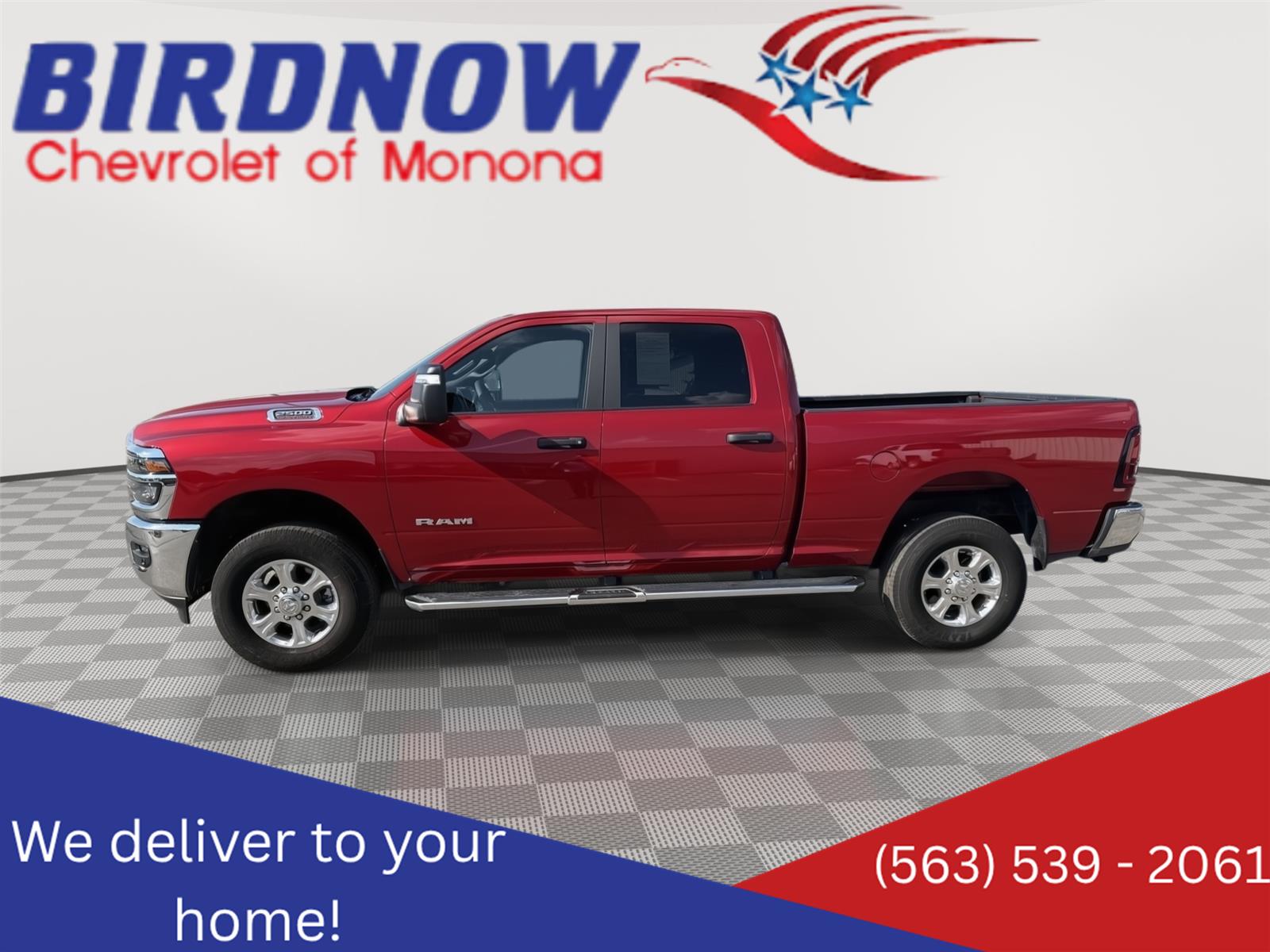 Molten Red Pearlcoat 2026 RAM 2500 Pickup Truck Four-Wheel Drive 8-Speed Automatic