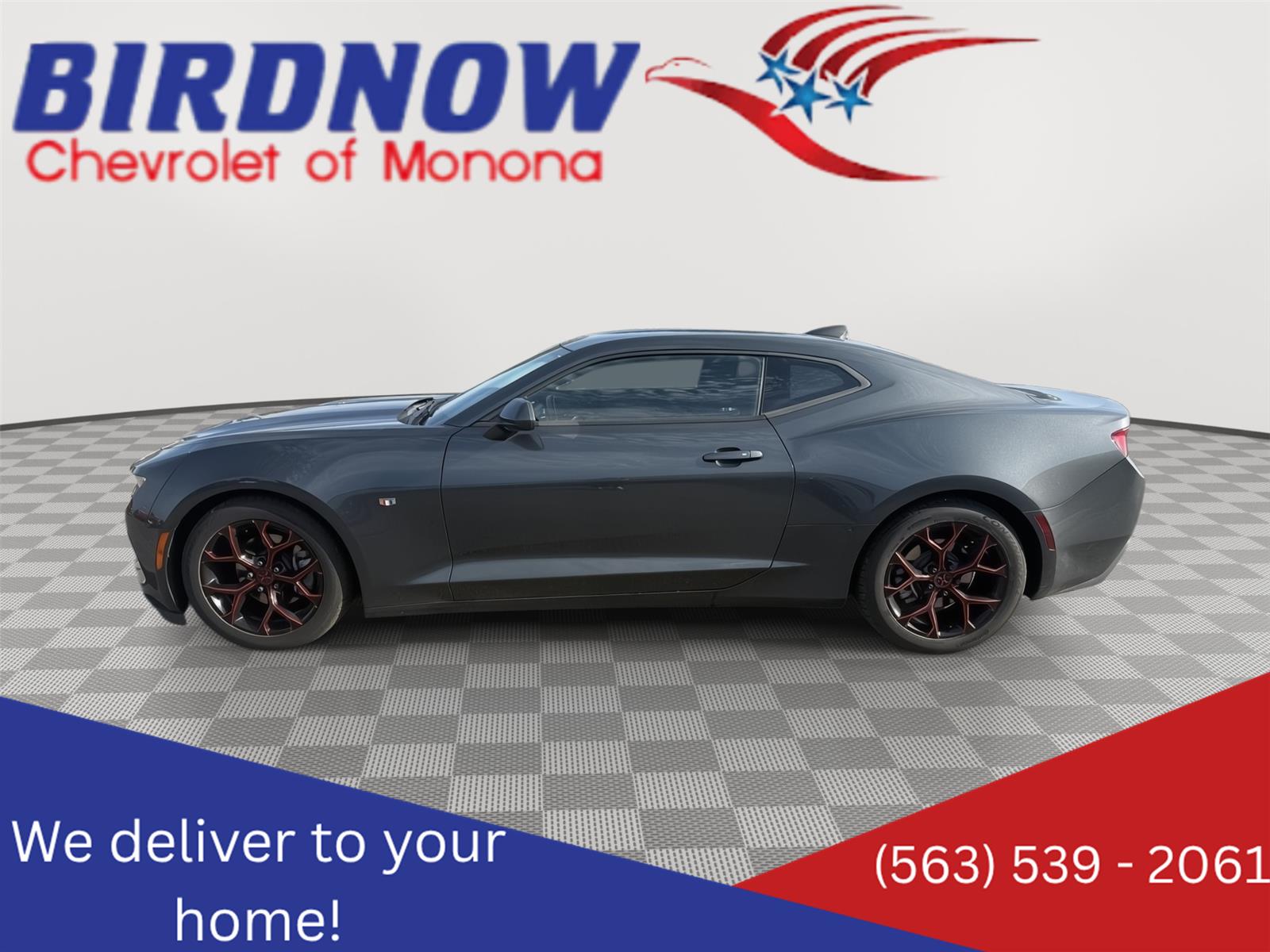 Nightfall Gray Metallic 2017 Chevrolet Camaro Coupe Rear-Wheel Drive 8-Speed Automatic