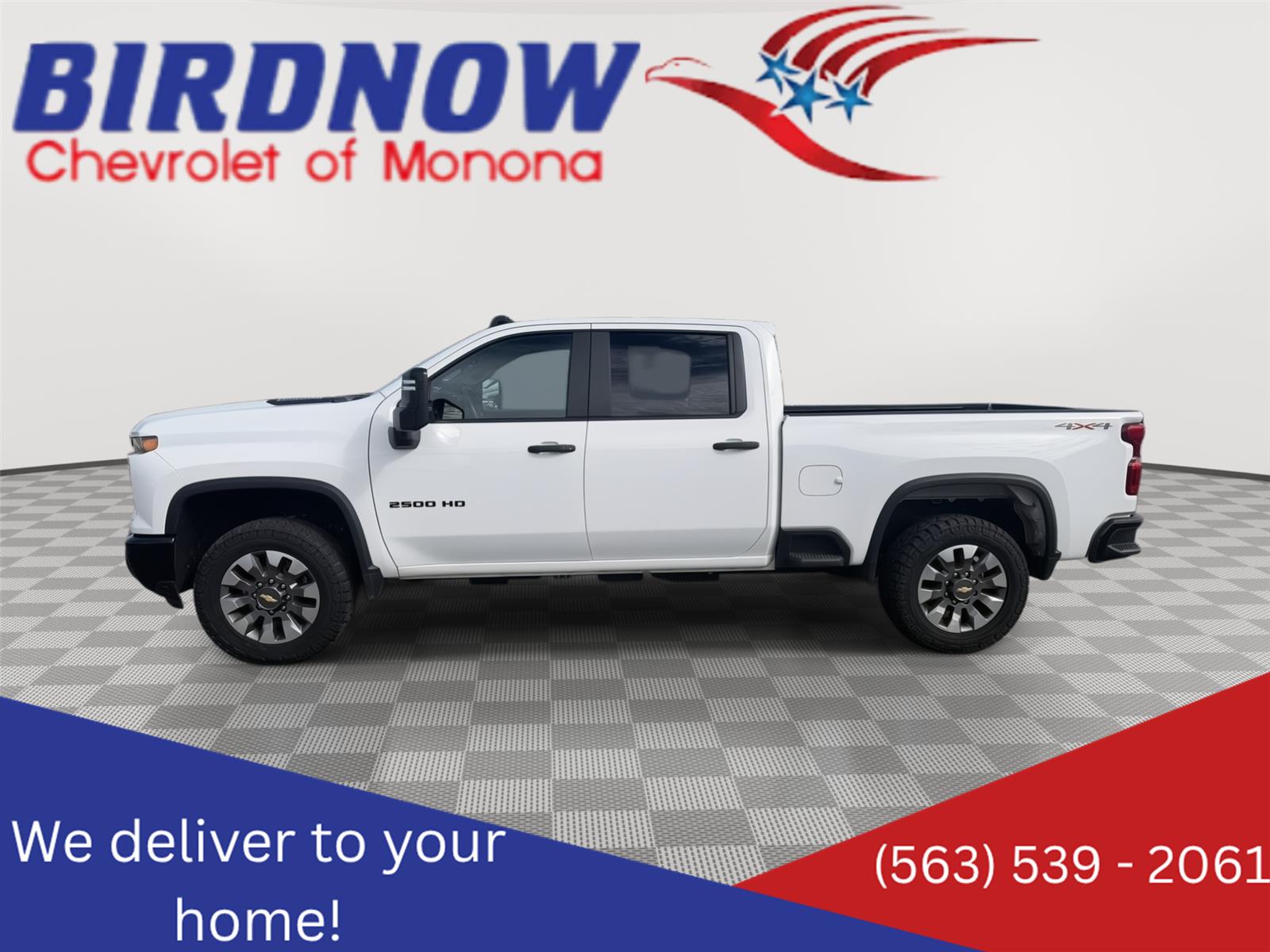Summit White 2024 Chevrolet Silverado 2500HD Pickup Truck Four-Wheel Drive Automatic