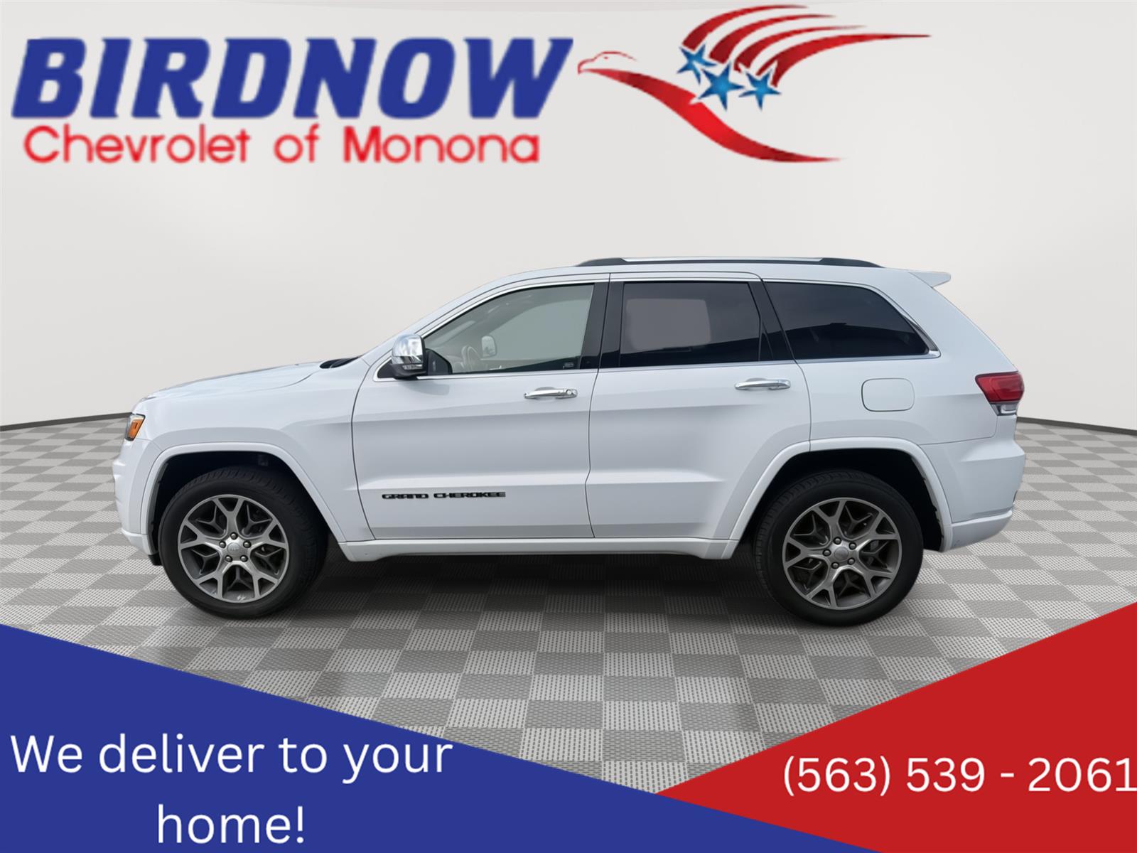 Bright White Clearcoat 2021 Jeep Grand Cherokee SUV / Crossover Four-Wheel Drive 8-Speed Automatic