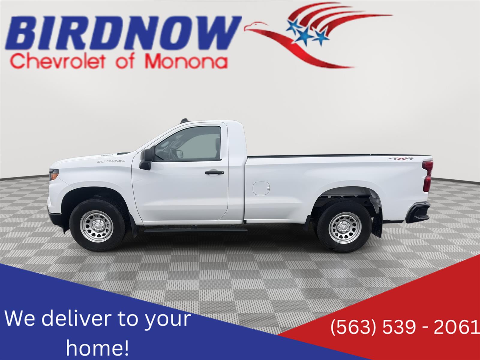 Summit White 2026 Chevrolet Silverado 1500 Pickup Truck Four-Wheel Drive 8-Speed Automatic