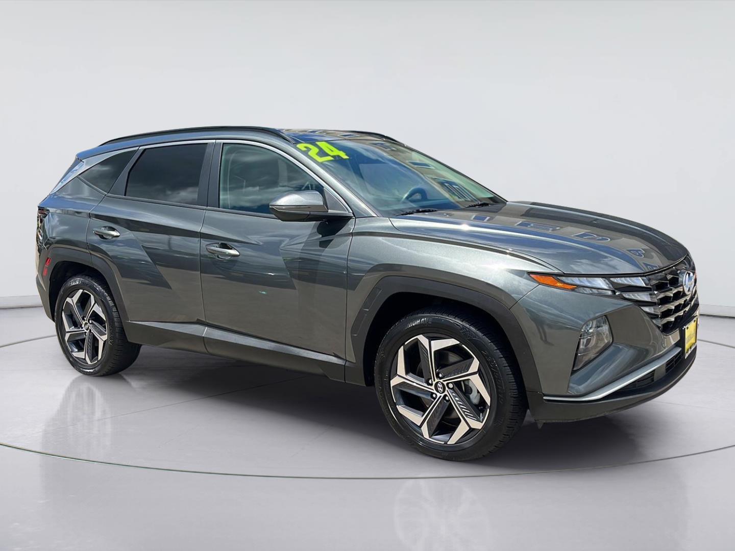 Amazon Gray 2024 Hyundai Tucson Hybrid SEL Convenience AWD SUV / Crossover All-Wheel Drive Automatic