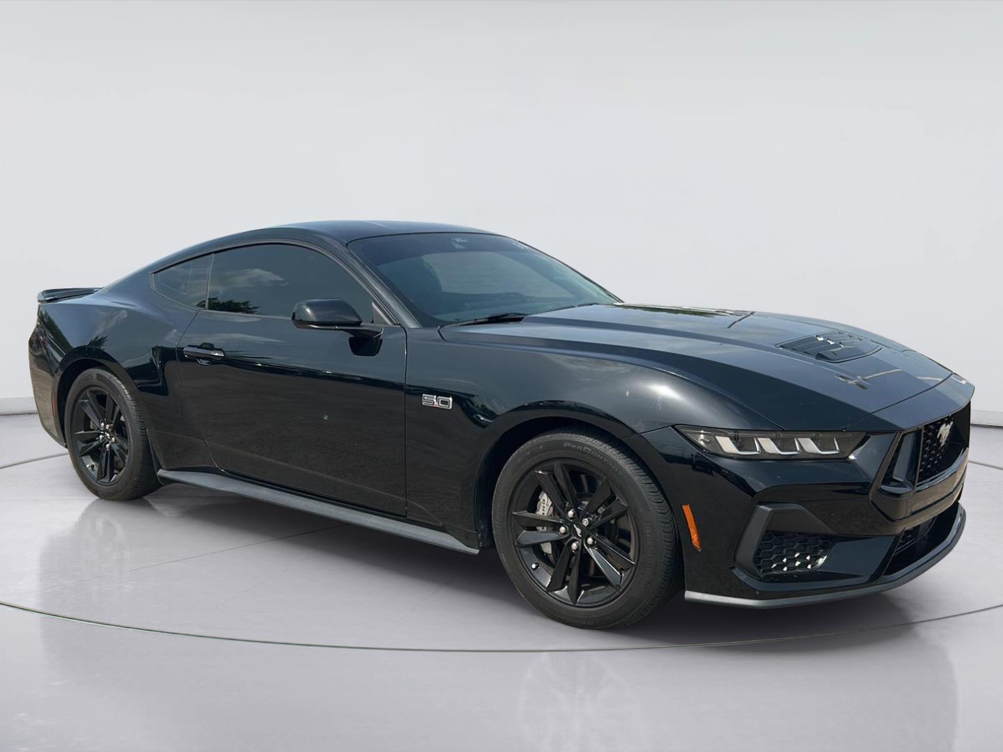 Shadow Black 2024 Ford Mustang Coupe Rear-Wheel Drive Automatic