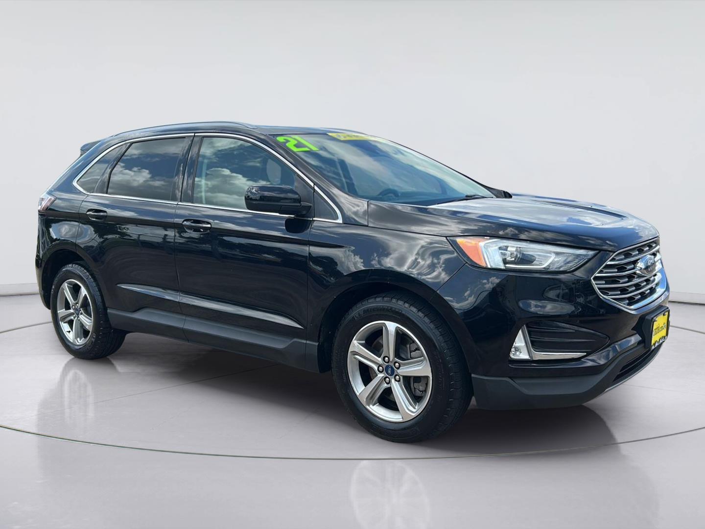 Agate Black 2021 Ford Edge SUV / Crossover Front-Wheel Drive 8-Speed Automatic