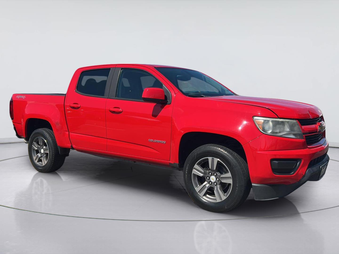 Red Hot 2018 Chevrolet Colorado Pickup Truck Four-Wheel Drive 8-Speed Automatic